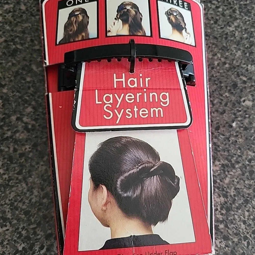 Y2K 2001 HAIRAGAMI Hair Yoga Hair Layering System Fashion Clips As Seen on TV